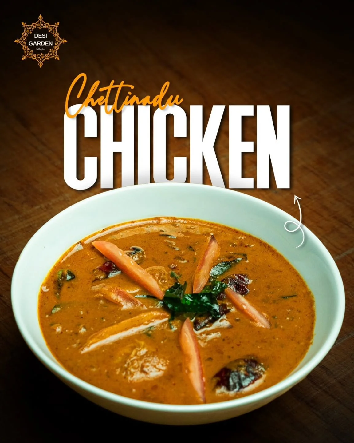 The art of spice, elevated. 

Experience the rich, aromatic heritage of South India with our signature Chettinad Chicken. A masterclass in tradition and bold, refined flavor.

Join us for a taste of culinary excellence at Desi Garden. 

📍1446 Queens