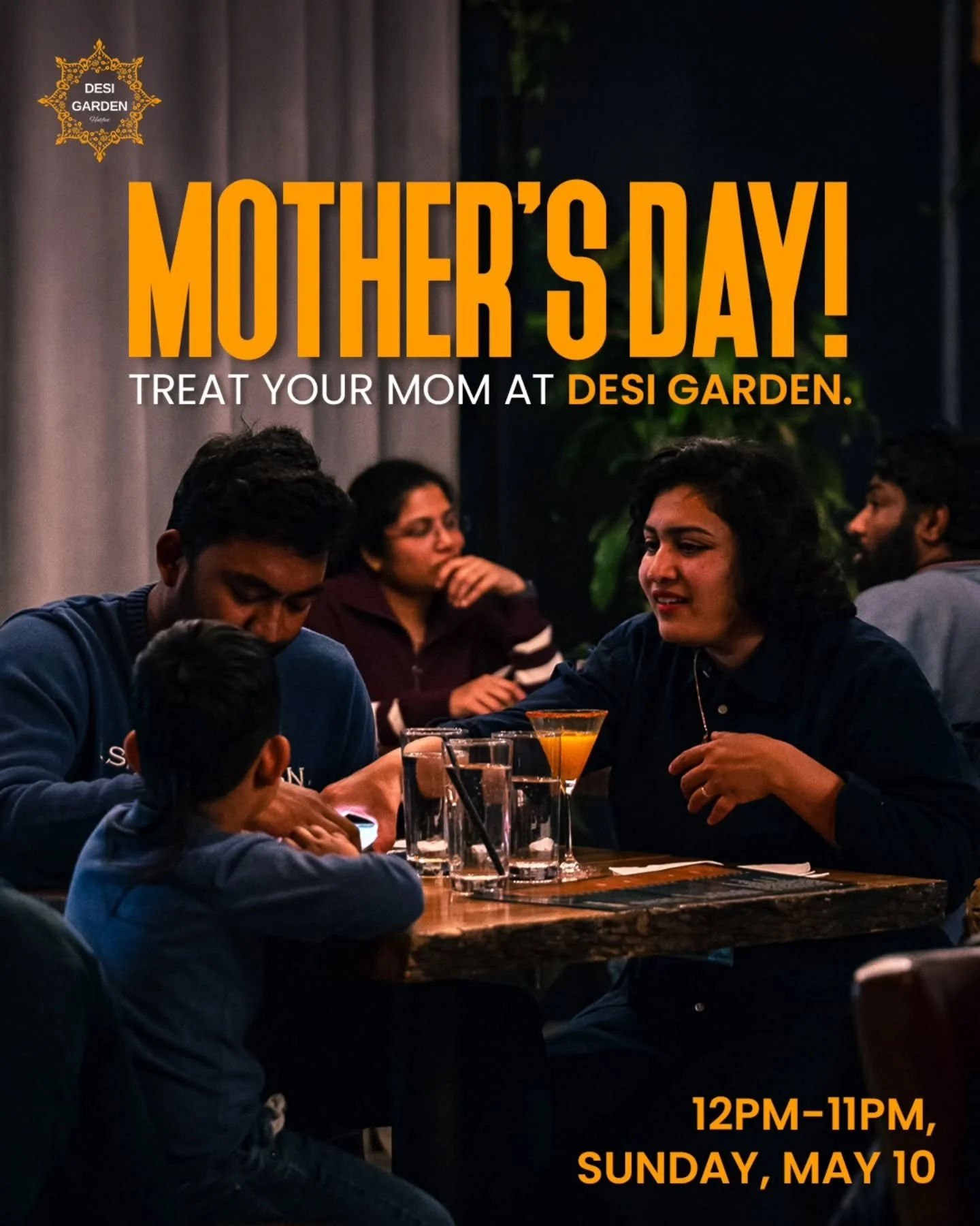 This Mother&rsquo;s Day, treat your mom to the flavors she truly deserves.❤️✨

Good food, warm moments, and a celebration made special at Desi Garden. 🌸

Book your table now!
📍1446 Queen St, Halifax

#MothersDay #DesiGarden #HalifaxFood #IndianCuis