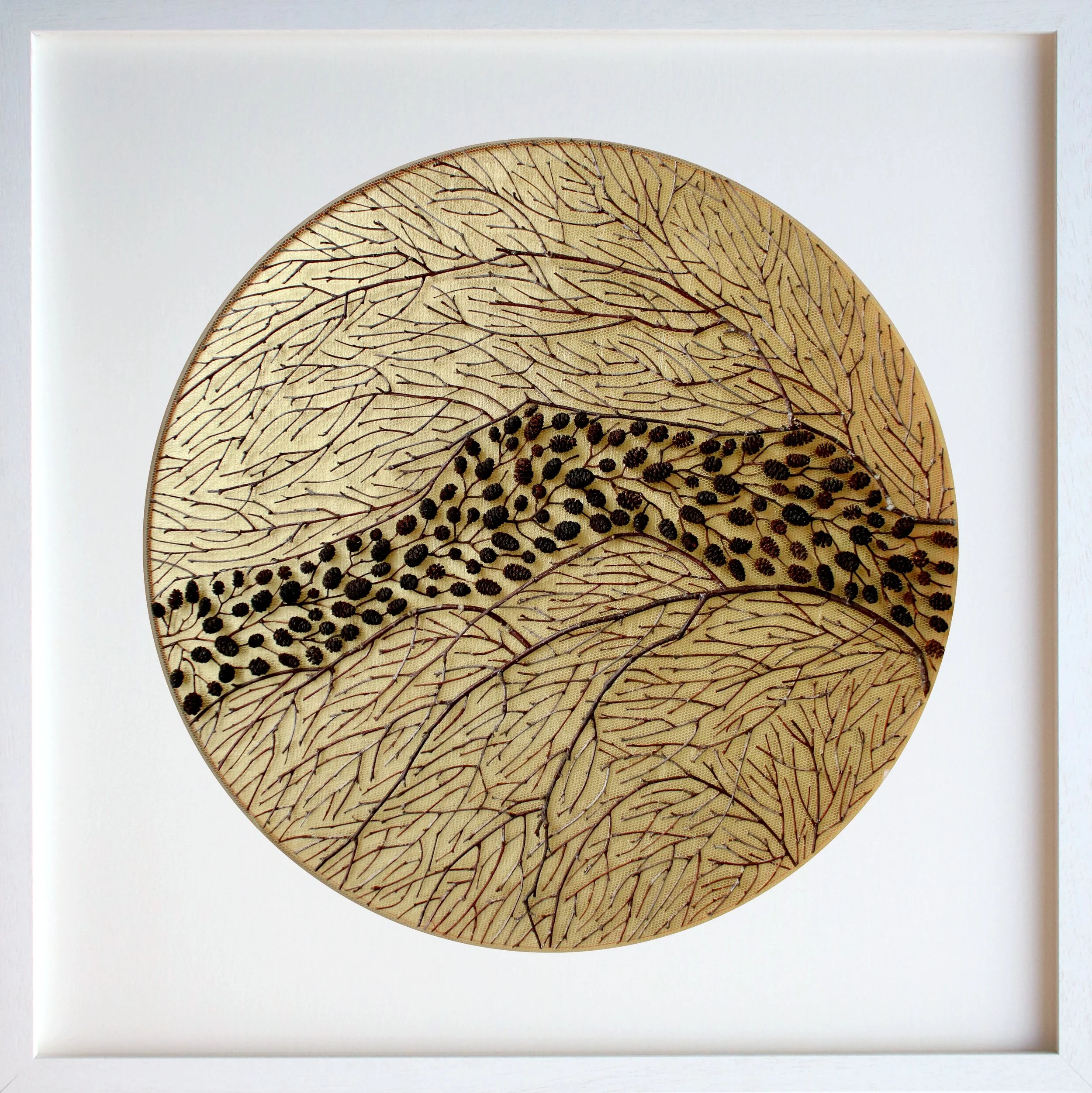 Branchscape: Marchmont (2025) - Created with birch and alder. 58cm x 58cm