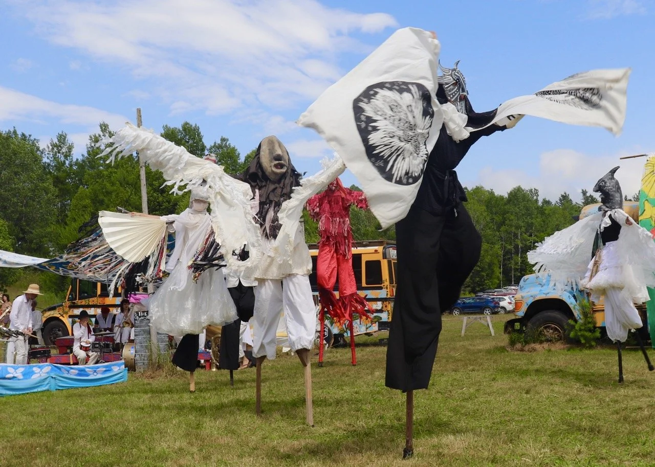 Bread Puppet - Circus 2025 (photo by BP, no credit needed) stilts websize.jpeg