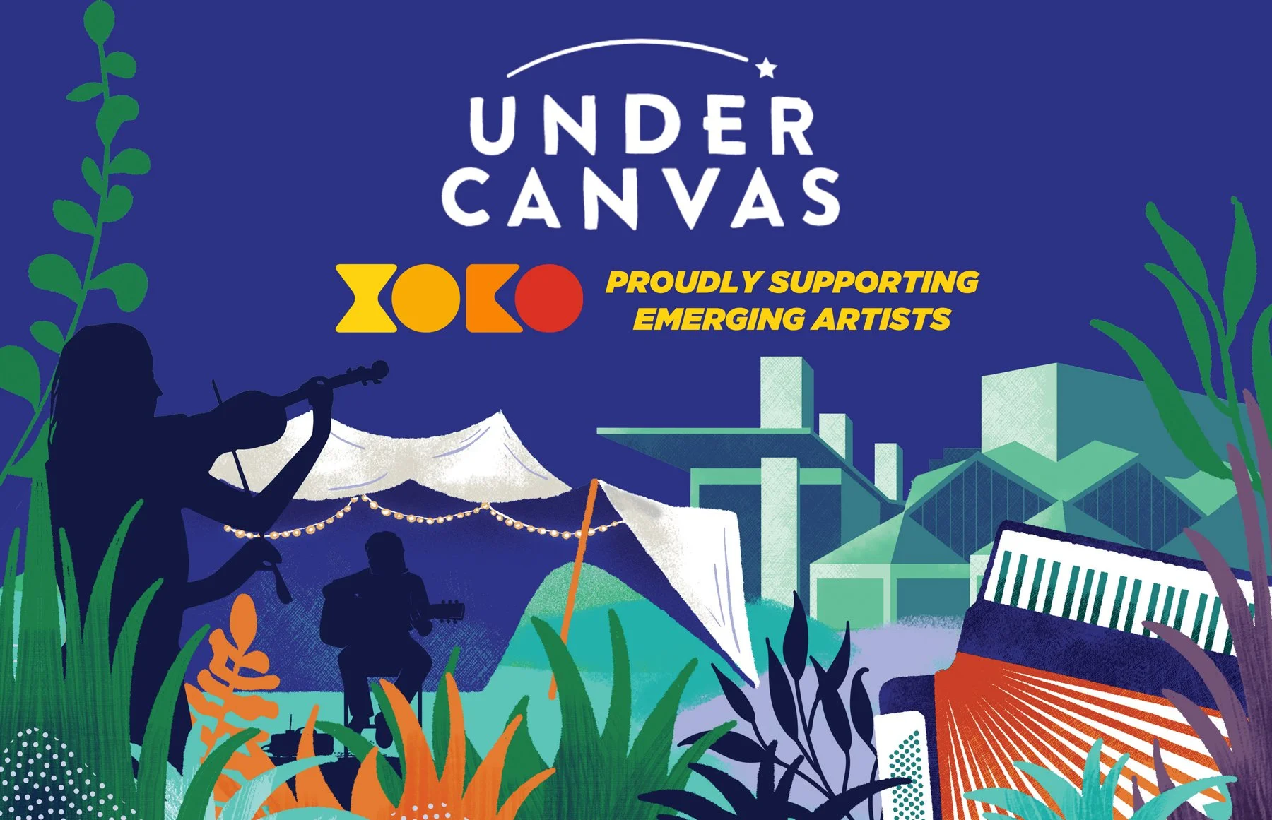 XOKO sponsors emerging artists at Under Canvas by Eden Court.
