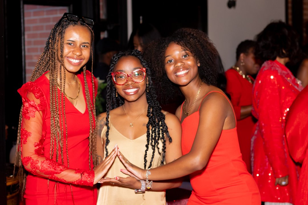 Event Photography of 3 woman of Delta Sigma Theta Sorority