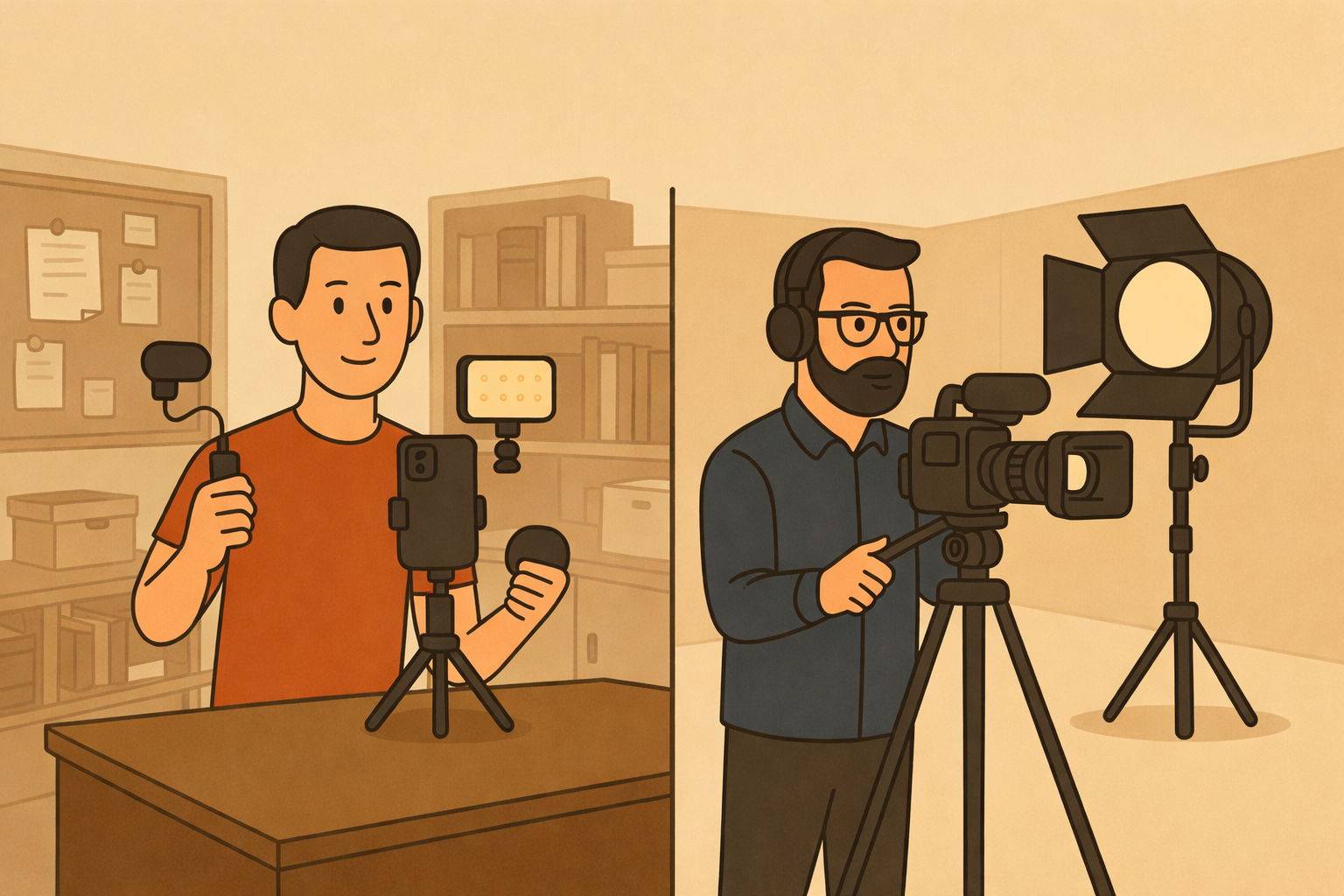 Your Next Video: Should You Film It Yourself or Call in the Pros?