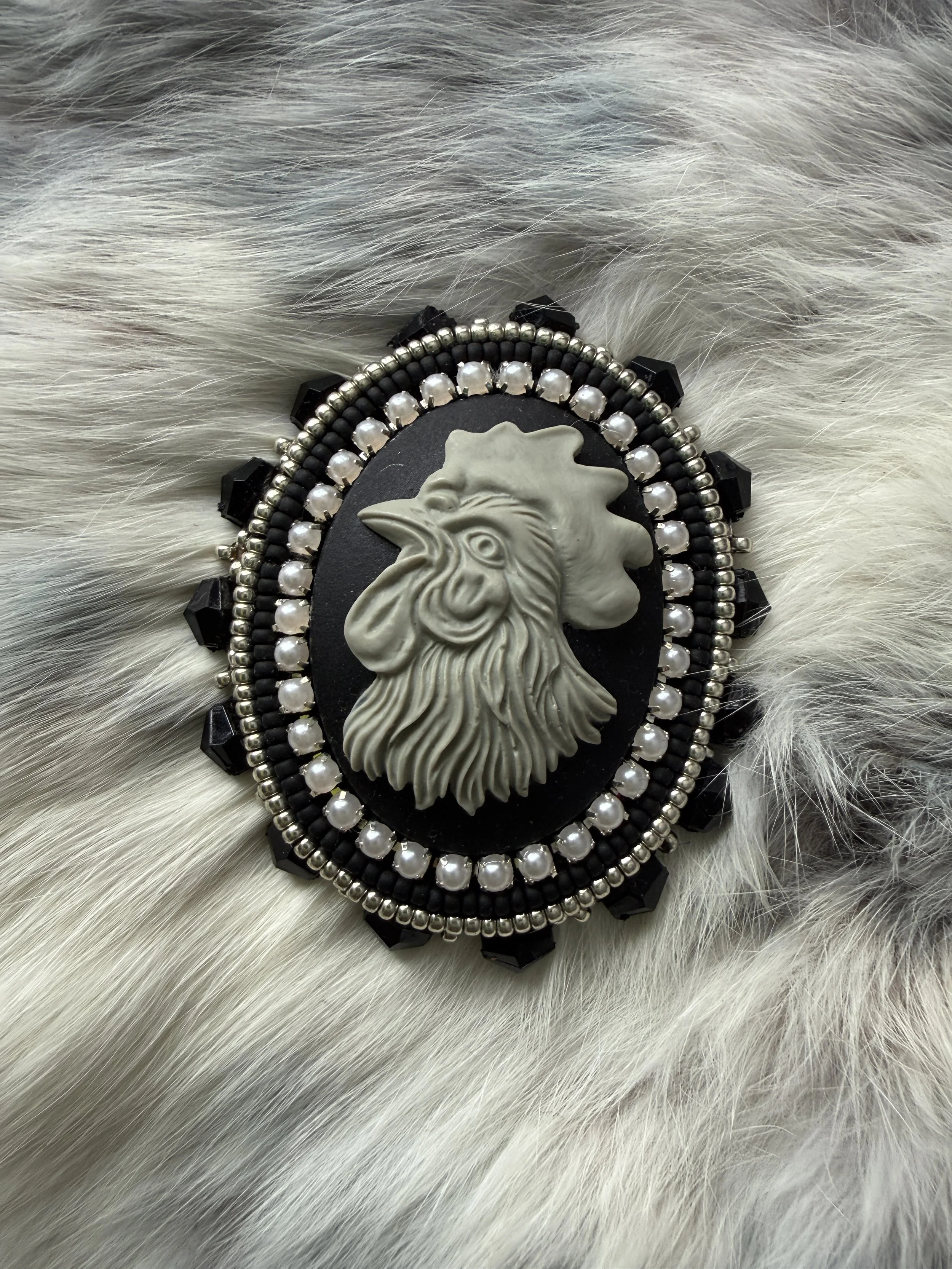 Cock of the Walk Brooch