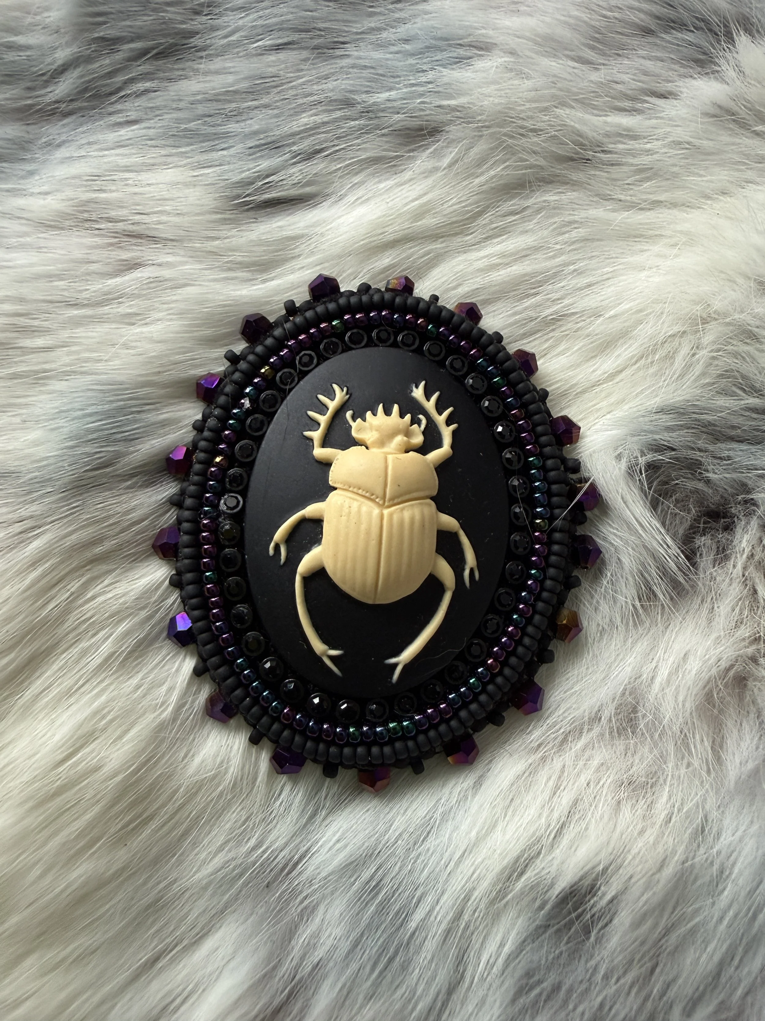 Beetle Brooch