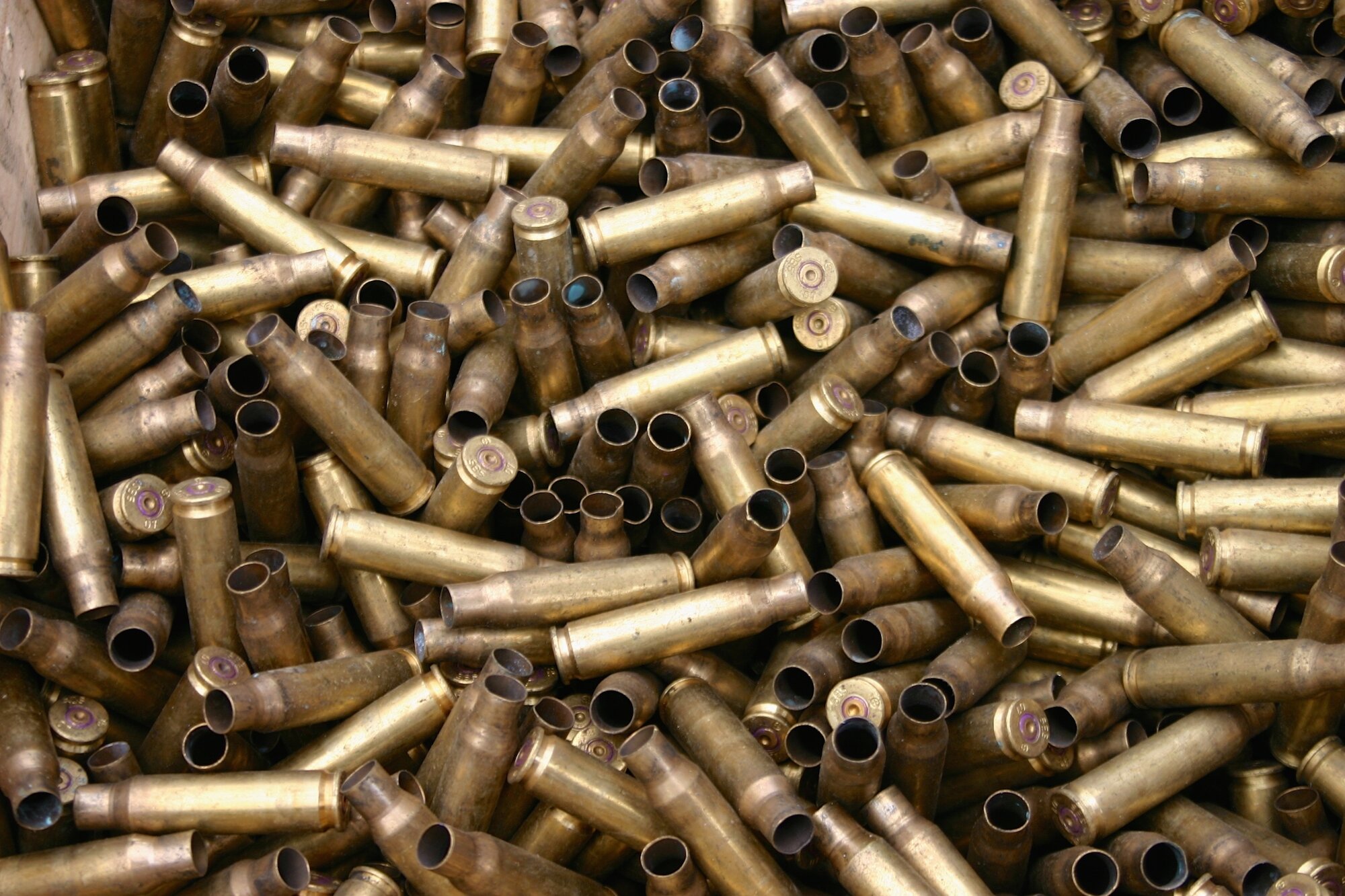 Recycled Brass Bullet Casings —