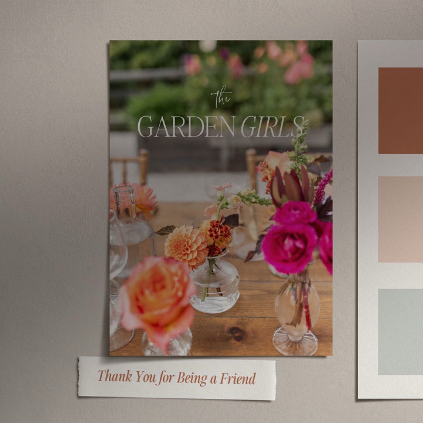A look back at a weekend to remember filled with joy and connection ✨ Designed with love for The Garden Girls event hosted by @livingwithlandyn &amp; @maryjoanderson_ 🌸🌷🌻
.
.
.
.
.
Brand Design: @skyhousecreative 

Event Photography : @britperkins