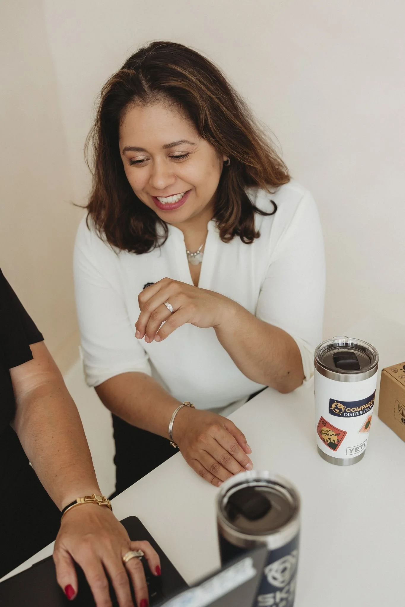 Women entrepreneurs supporting one another through business and community