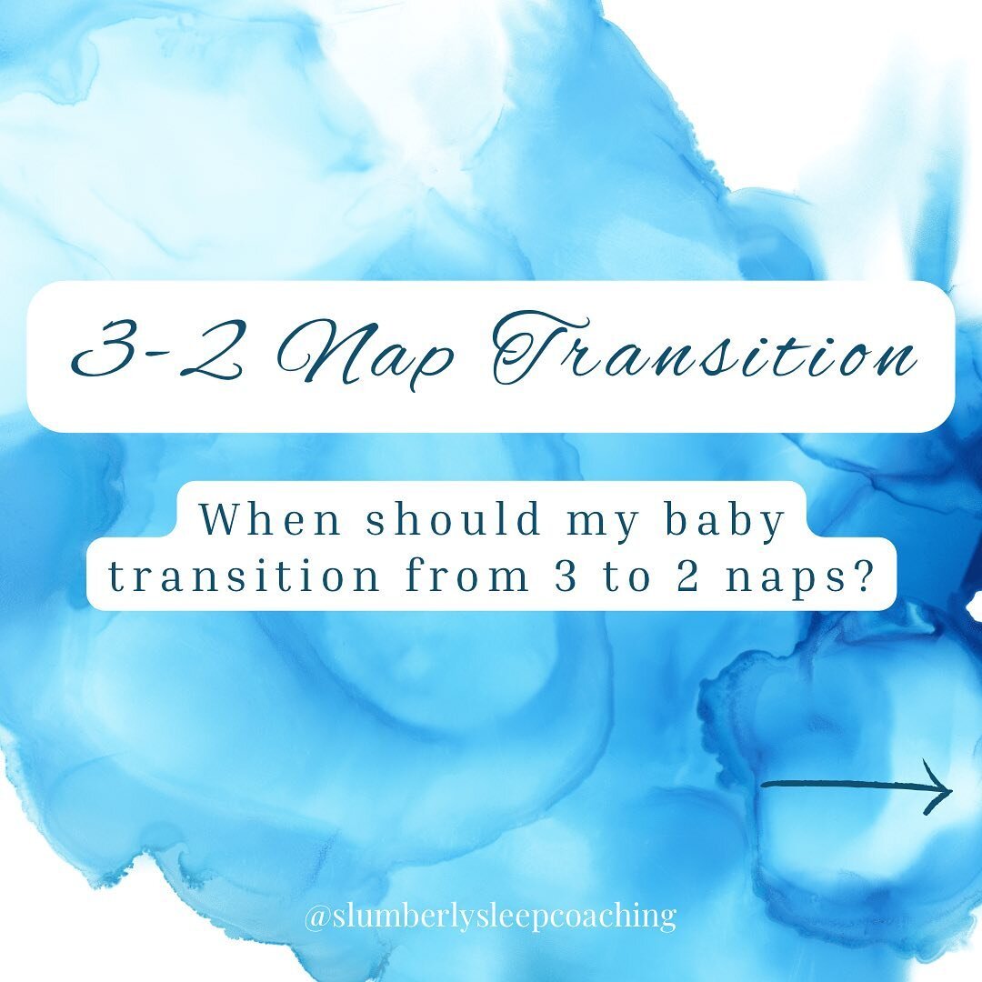 Along with helping my clients get their babies sleeping through the night, I also commonly support them through nap transitions 🗓️ 

The 3-to-2 nap transition is typically one of the longest (and most frustrating) transitions, and can take close to 