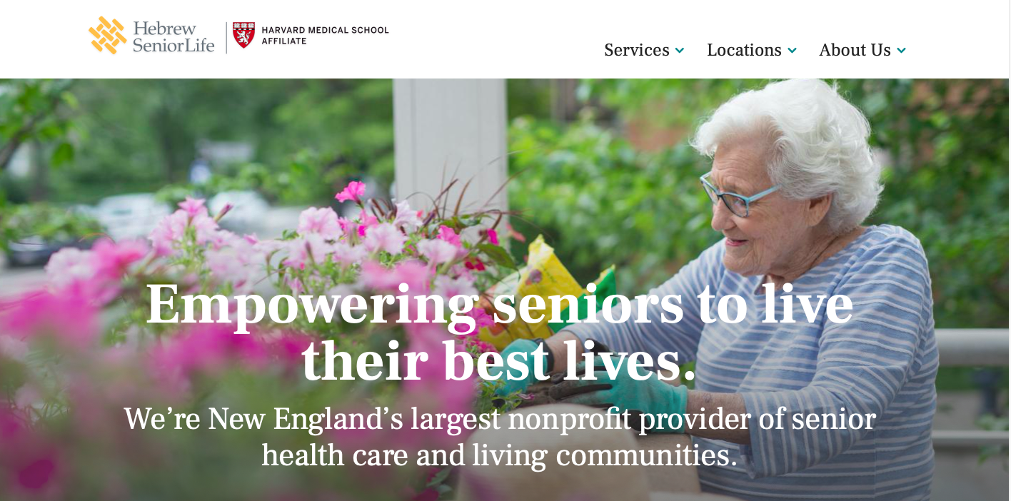 editorial web styling // hebrew senior life
