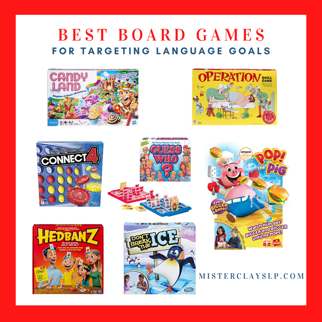 Favorite Board Games for Targeting Language Goals