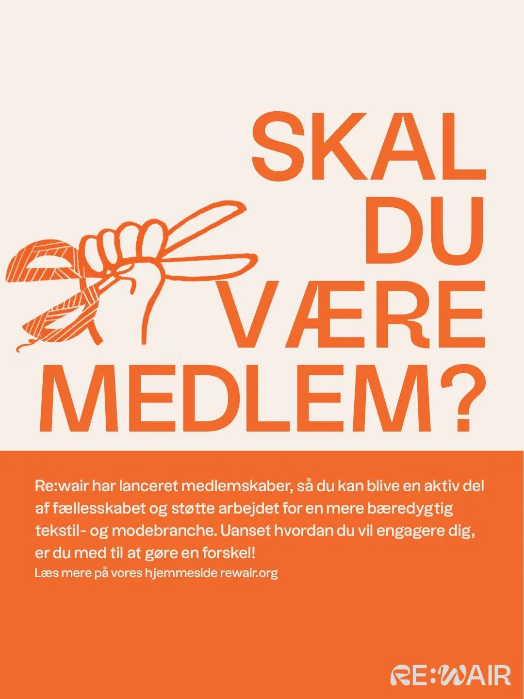 Vi har lanceret medlemskaber, s&aring; du kan blive en endnu st&oslash;rre del af f&aelig;llesskabet og kampen mod tekstilaffald ☆
Uanset om du vil engagere dig aktivt i vores workshops eller st&oslash;tte vores arbejde bag kulissen, er du med til at