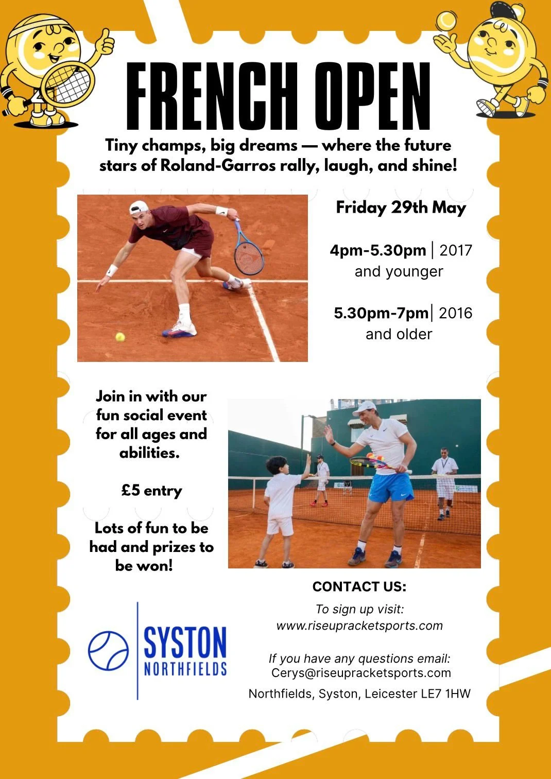 French Open Themed Junior Social
