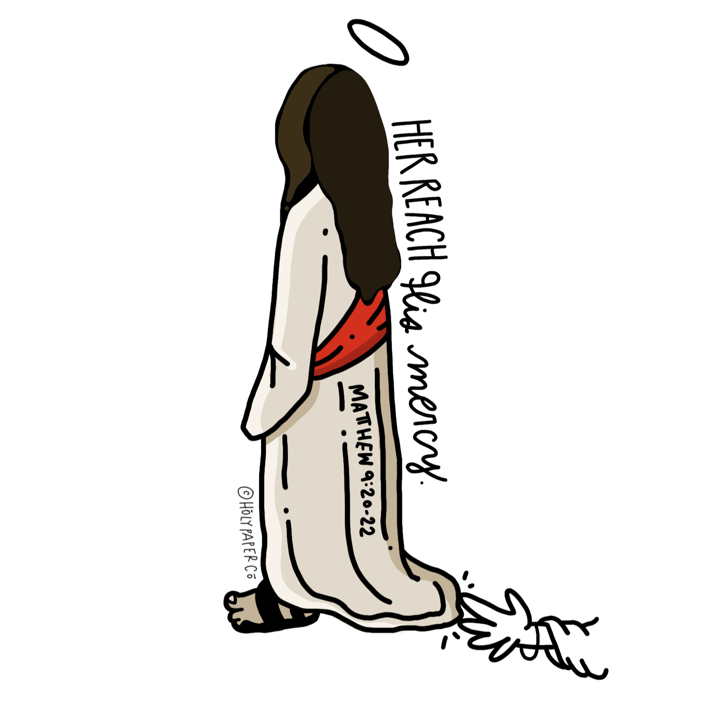 Hem of His Garment Sticker