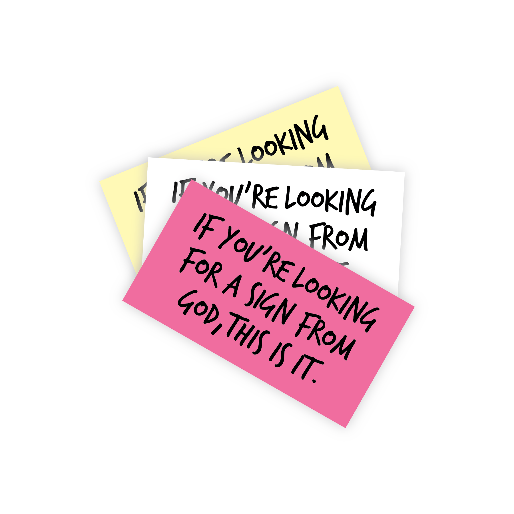 Oopsie! Sign from God Micro Tracts