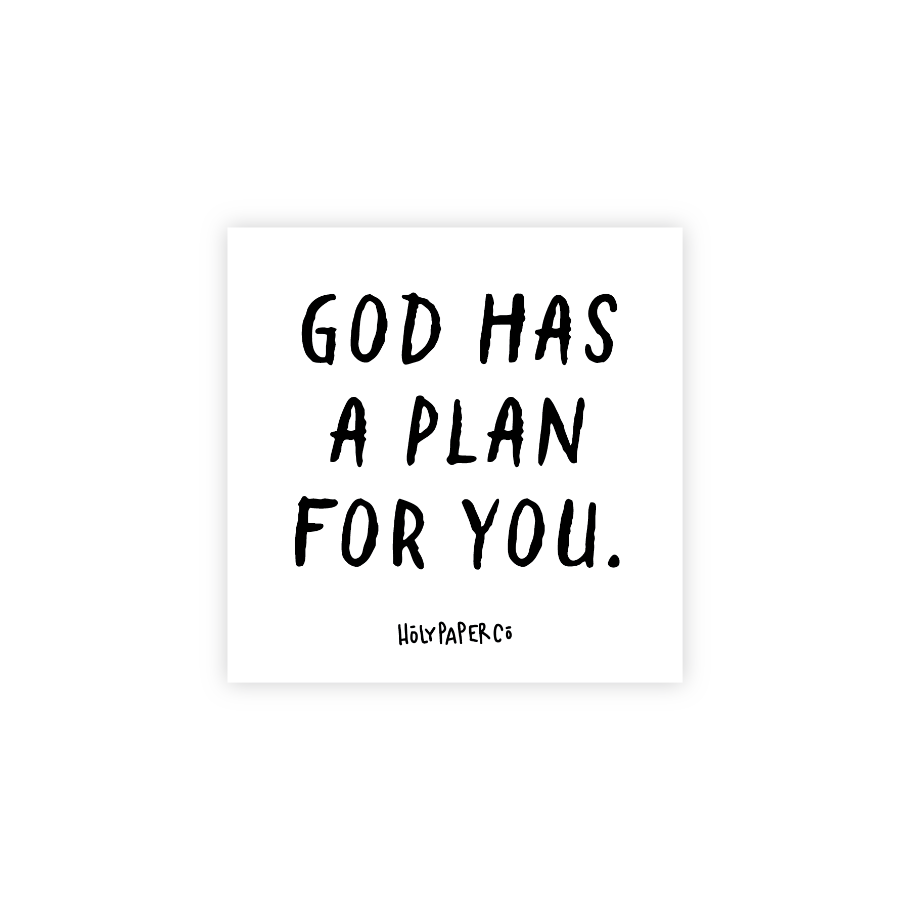 God Has a Plan For You Tracts
