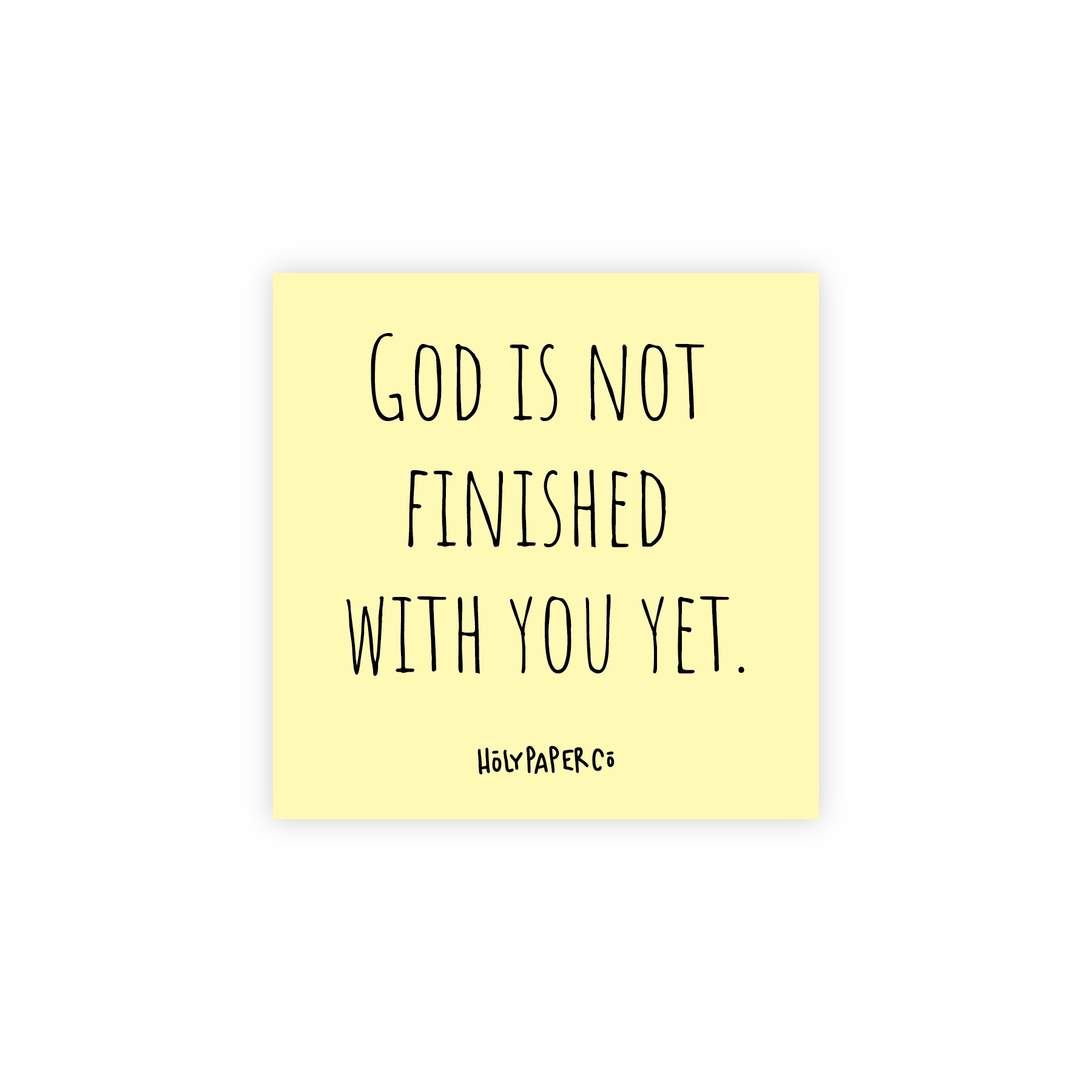 God Is Not Finished With You Yet Tracts