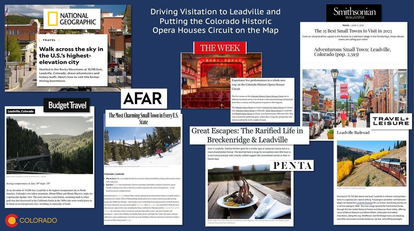 Handlebar PR and the Colorado Tourism Office were awarded a Silver Anvil Award of Excellence last night at PRSA&rsquo;s Anvil Award Ceremony in New York. This award was for our&nbsp;entry, &ldquo;Driving Visitation to Leadville and Putting the Colora