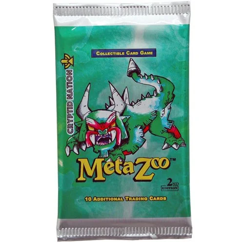 metazoo tcg cryptid nation 2nd edition booster box MetaZoo TCG: Cryptid Nation 2nd Edition Booster Pack – Game Kastle main image 1