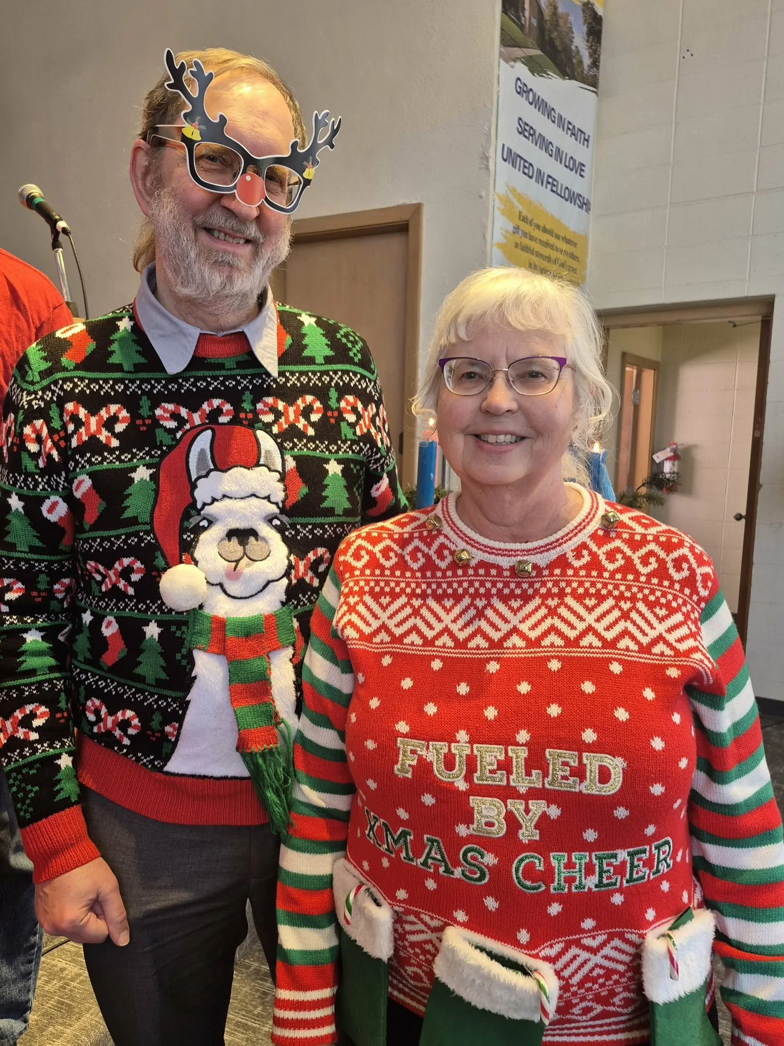 Carols and Ugly Christmas Sweater Contest 2025