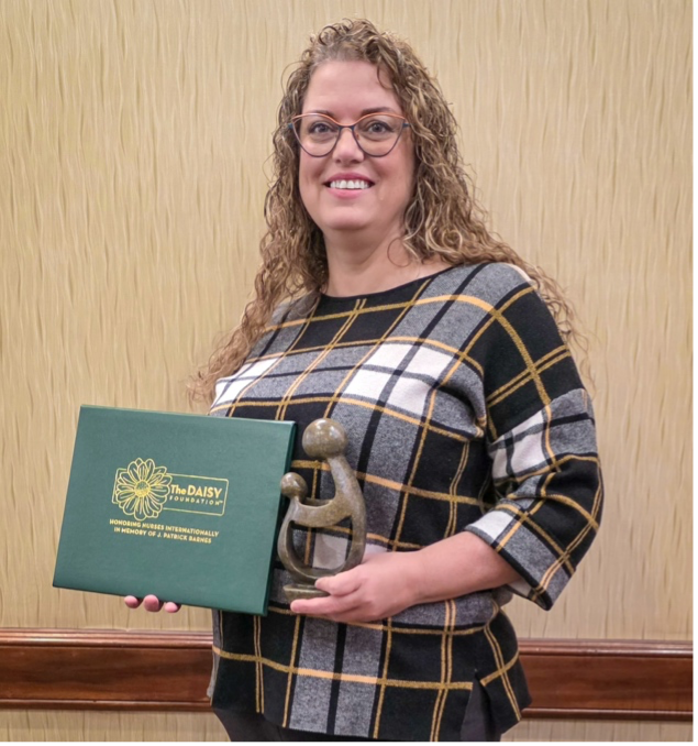 Nurse Timothy Presented DAISY Award for Exemplary Care and Heroic Action