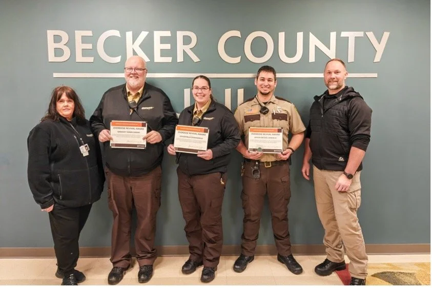 Overdose Revival Award Presented: Becker County, MN