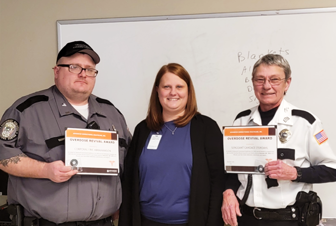 Overdose Revival Award Presented: Tri-County Community Corrections