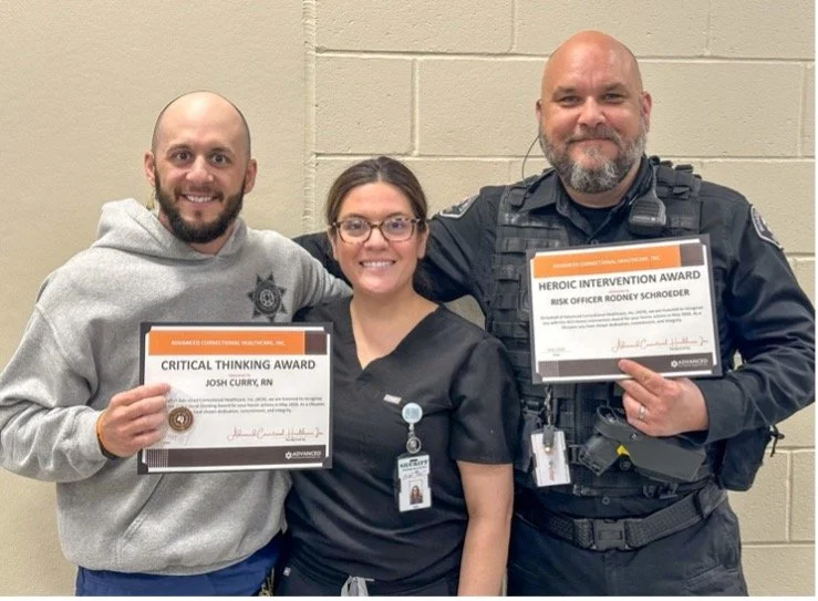 ACH Honors Woodbury County Jail Staff for Quick Action That Prevented a Tragic Outcome