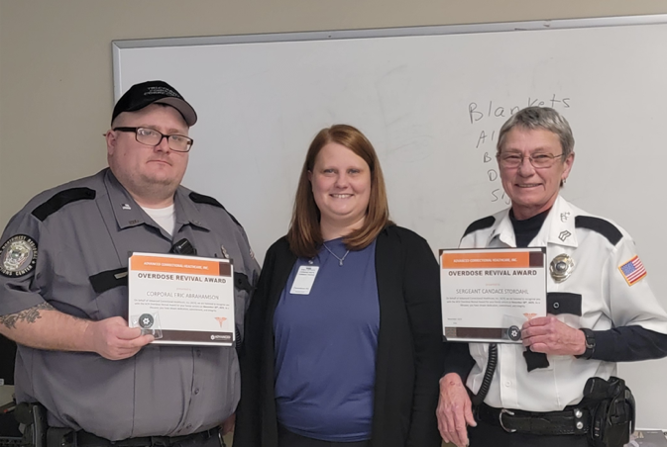 Overdose Revival Award Presented: Tri-County Community Corrections