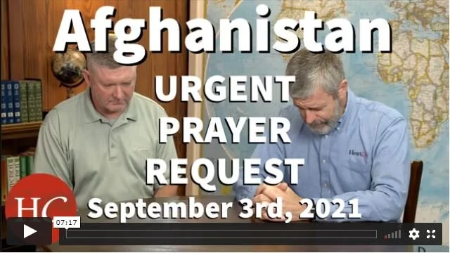Urgent Prayer For Afghanistan Believers