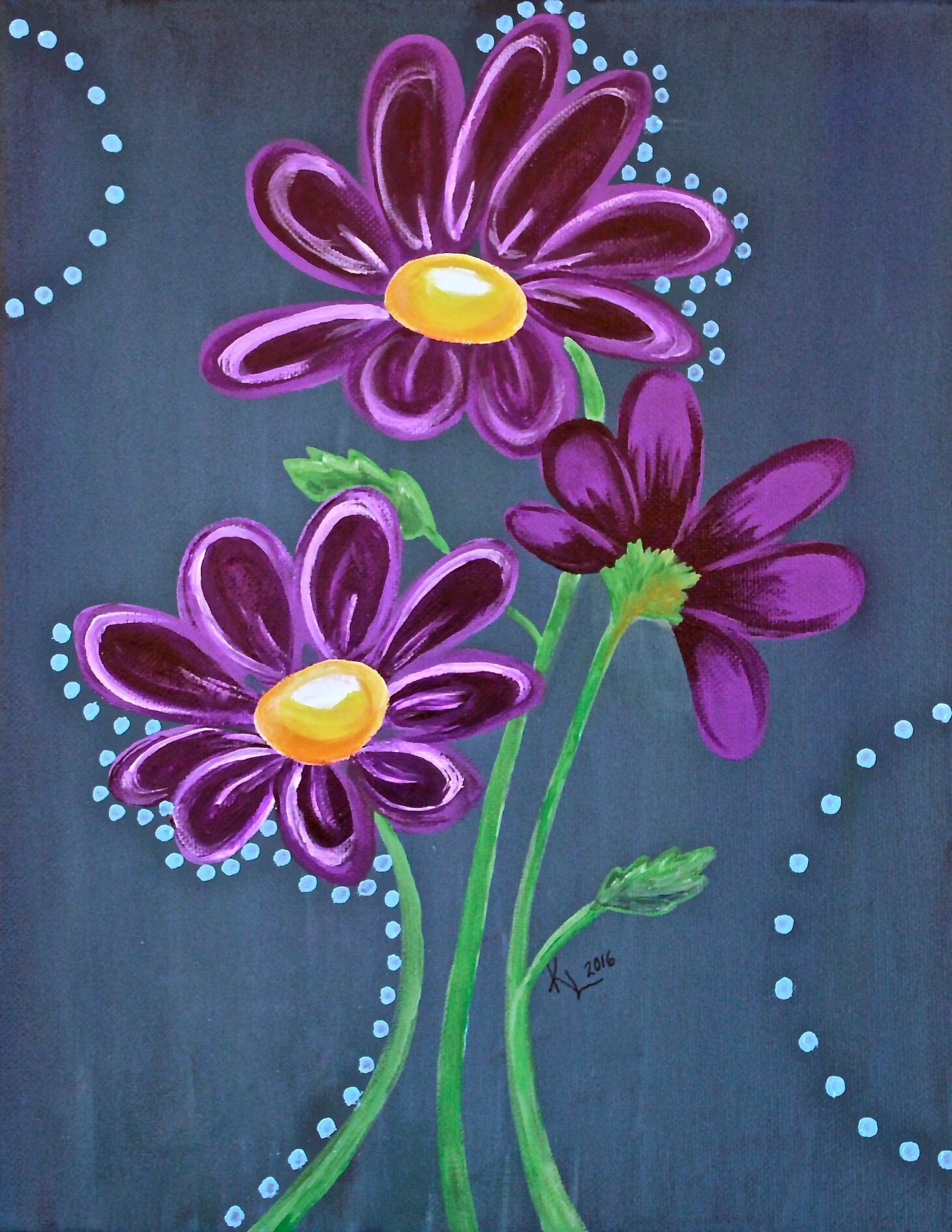  Purple Flowers 