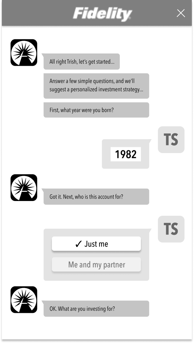Screenshot of a mockup