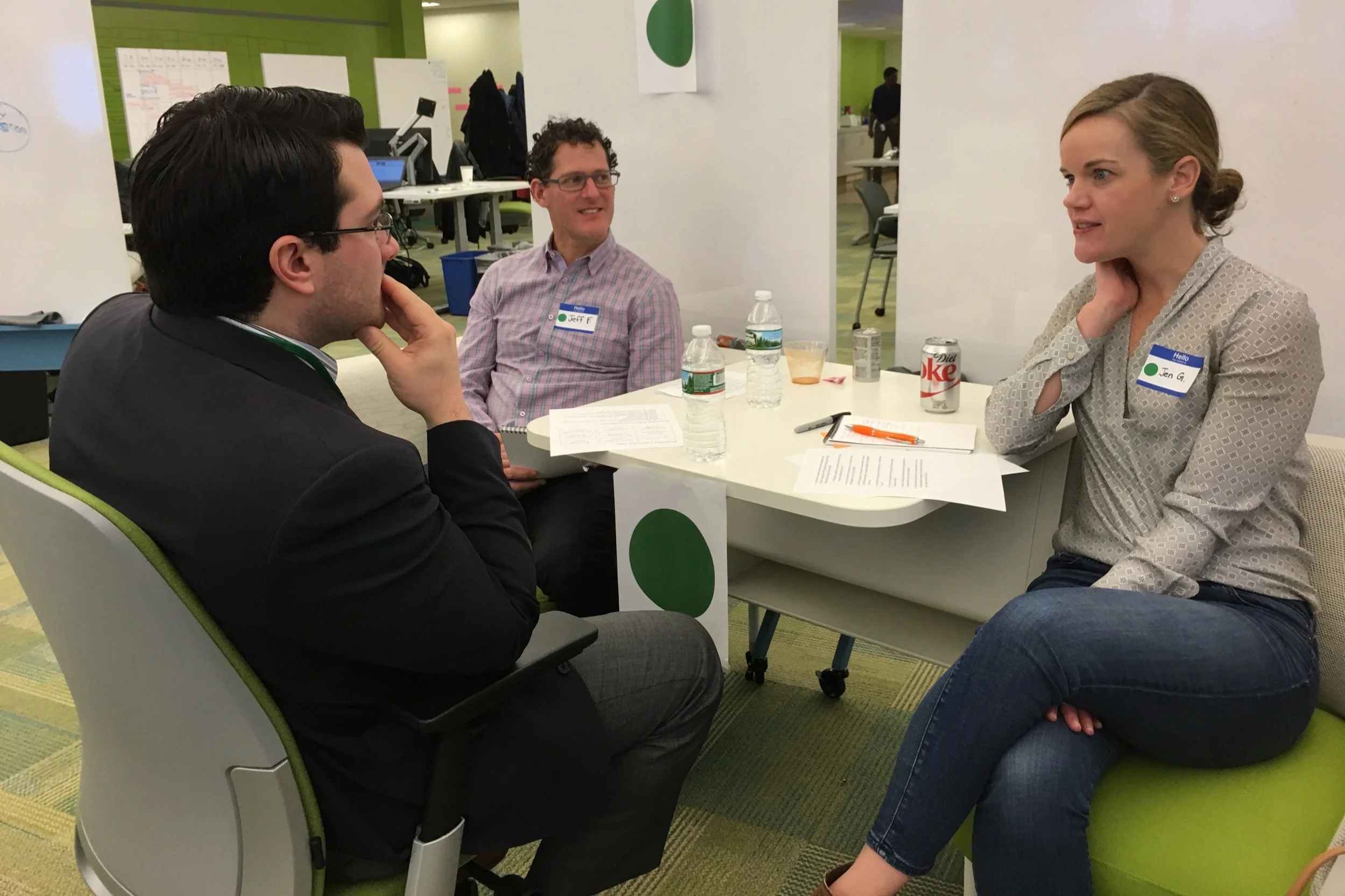 Photo of user interview