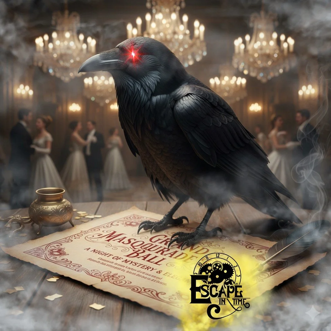 Tonight, we dance in elegance and grace at our Poe Masquerade Ball! Still time to get a ticket.

8pm

Adults only

www.escapeintimeabq.com