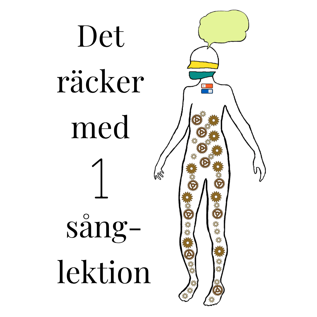 Varför det räcker med att ta 1 sånglektion