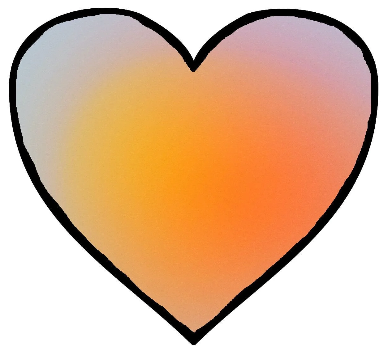 Hjärtat symboliserar sångarens inspiration