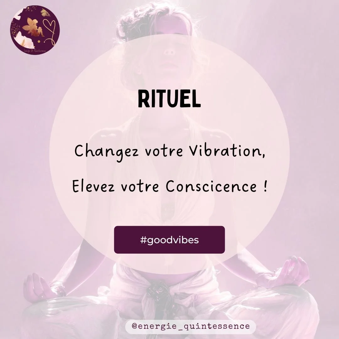✨𝗣𝗼𝘂𝗿 𝗯𝗶𝗲𝗻 𝗰𝗼𝗺𝗺𝗲𝗻𝗰𝗲𝗿 𝗹𝗮 𝘀𝗲𝗺𝗮𝗶𝗻𝗲 ✨

Notre vibration &eacute;volue &agrave; mesure que notre conscience s'&eacute;l&egrave;ve. 
Nous attirons les personnes, les situations qui r&eacute;sonnent avec cette nouvelle &eacute;nergi