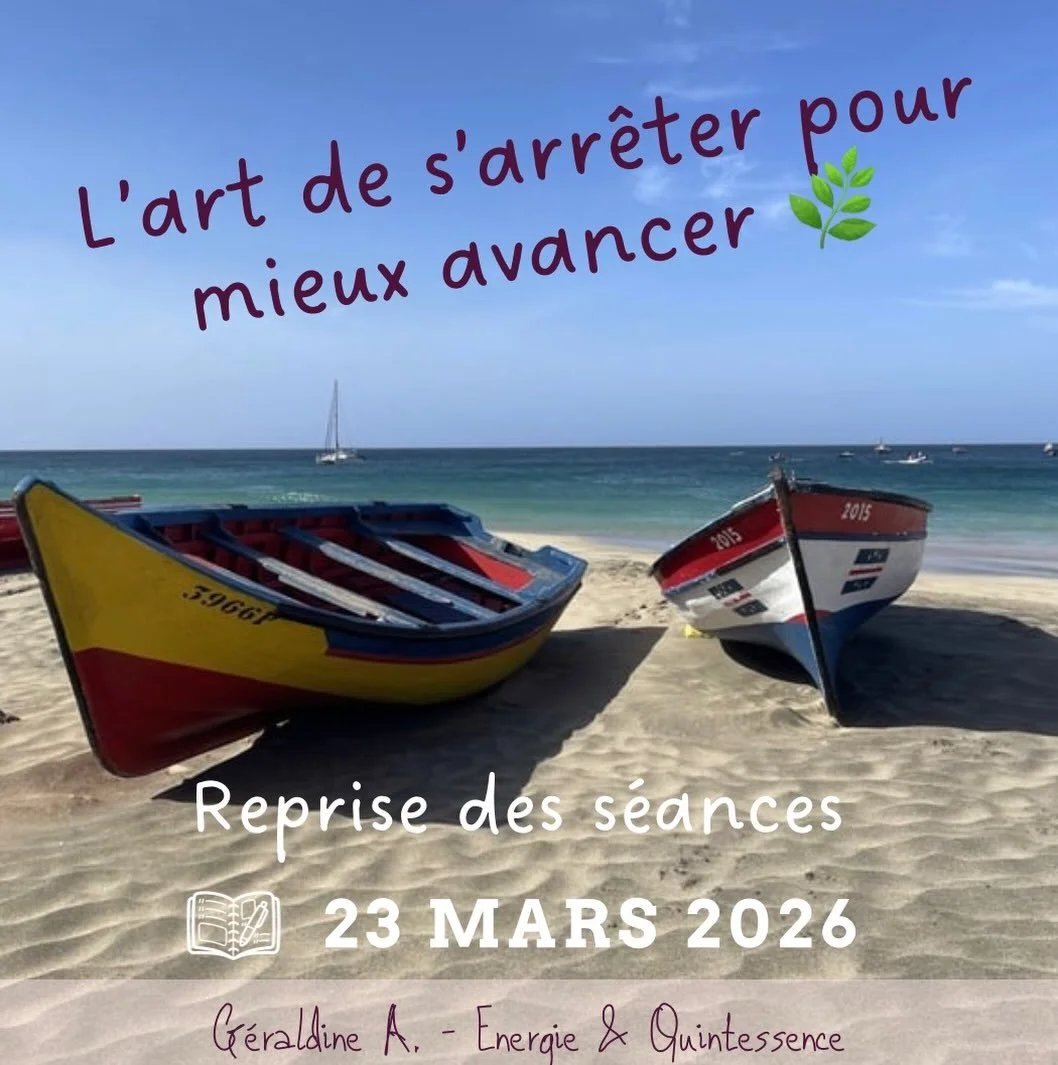 🕉️ Je prends soin de moi pour mieux prendre soin de vous 🕉️

Du 7 au 22 mars, je prends une pause pour me ressourcer. Une parenth&egrave;se pour &eacute;couter le silence, danser avec mes &eacute;toiles int&eacute;rieures ✨✨✨

📅 Les s&eacute;ances