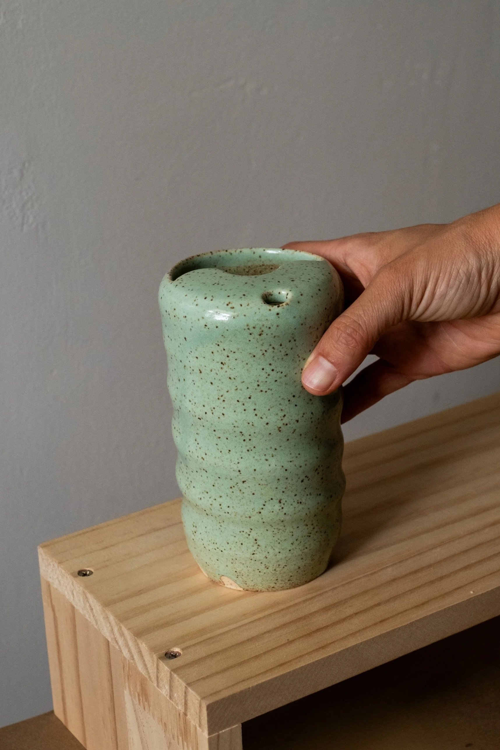 Small Travel Mug in Pistachio (12 oz)