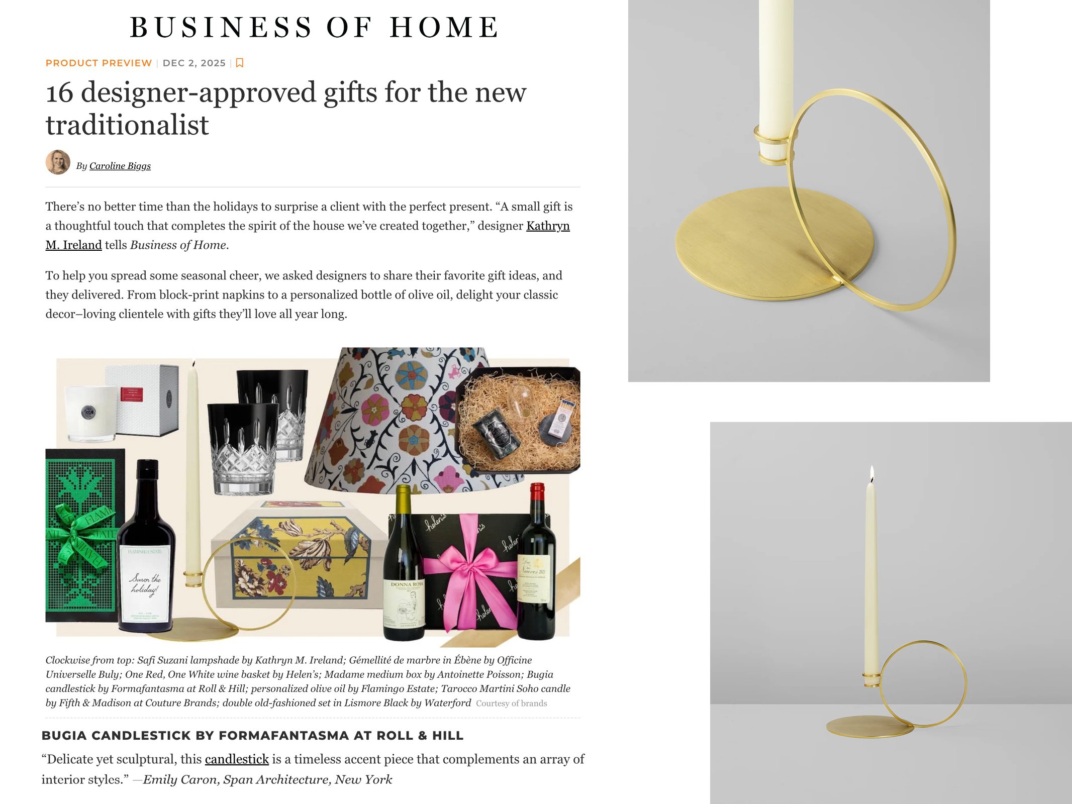 Business of Home: 16 Designer-Approved Gifts for the New Traditionalist