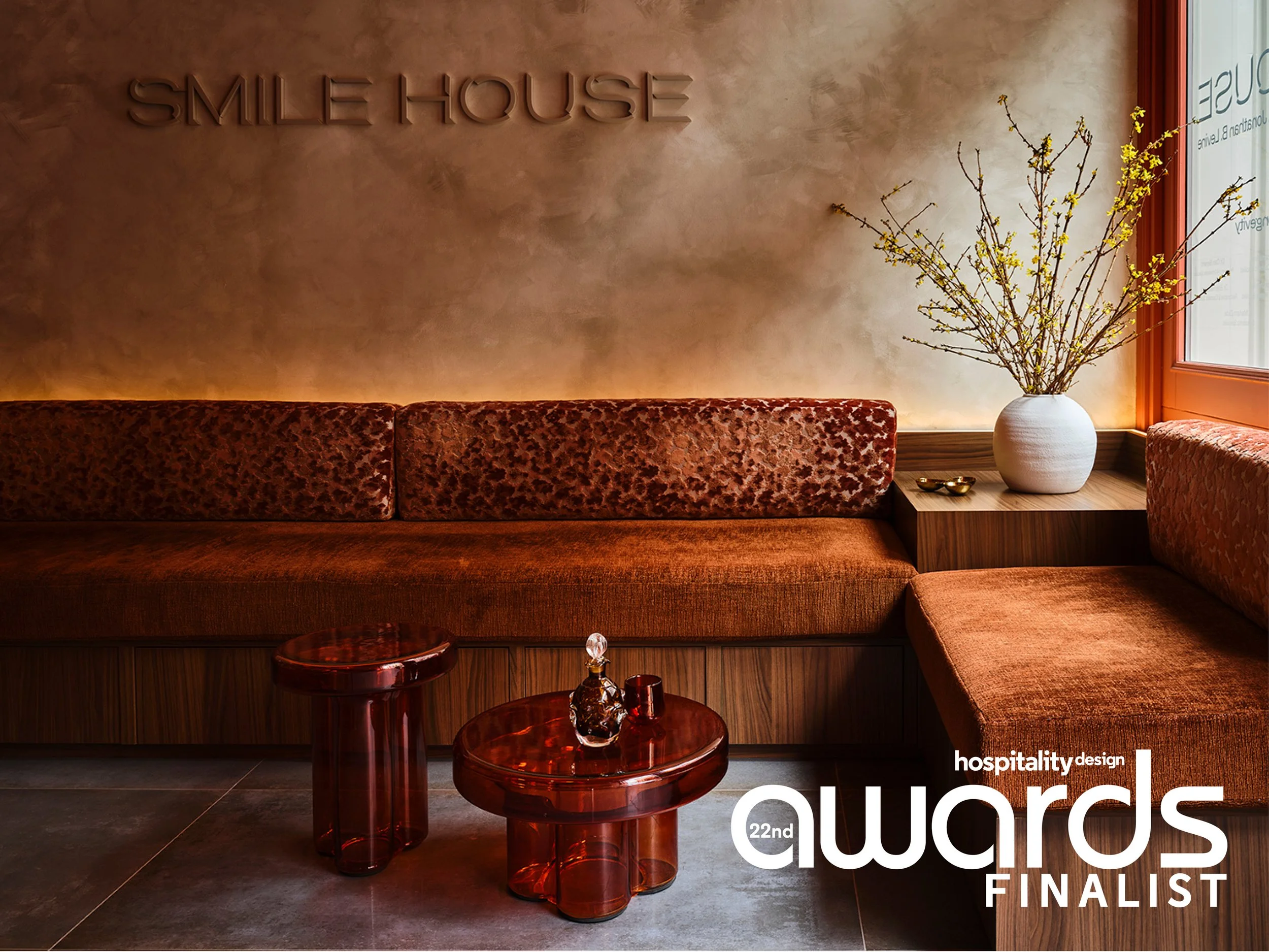 Hospitality Design Award: Smile House Selected as Finalist in Wellness + Wellbeing Category