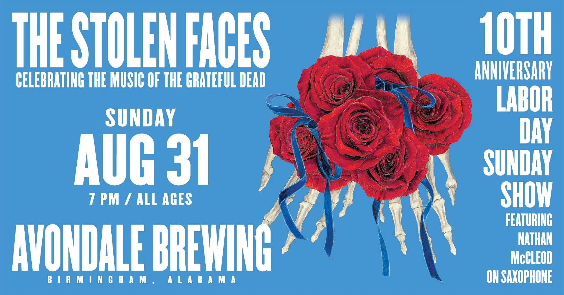 The Stolen faces - 10TH ANNIVERSARY LABOR DAY SUNDAY SHOW