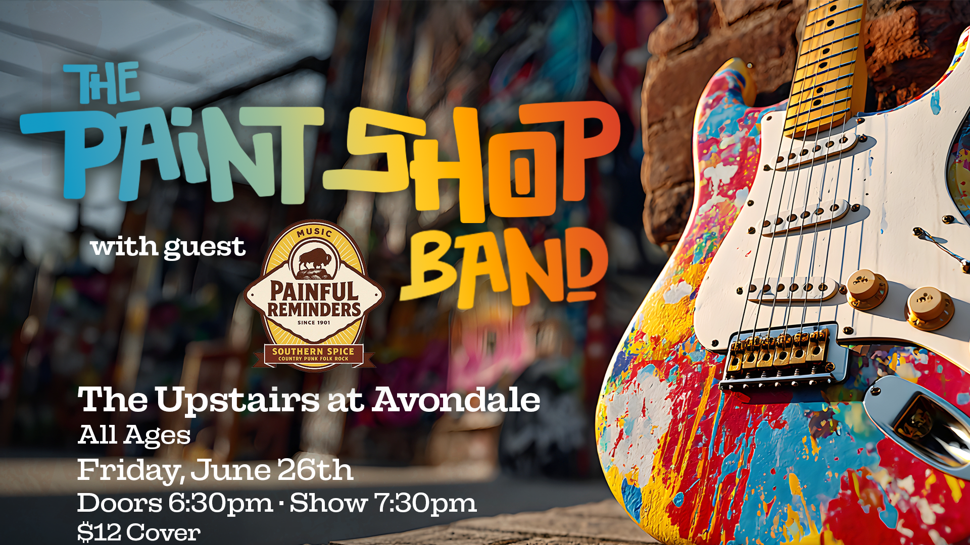 The Paint shop band - The Upstairs at Avondale 
