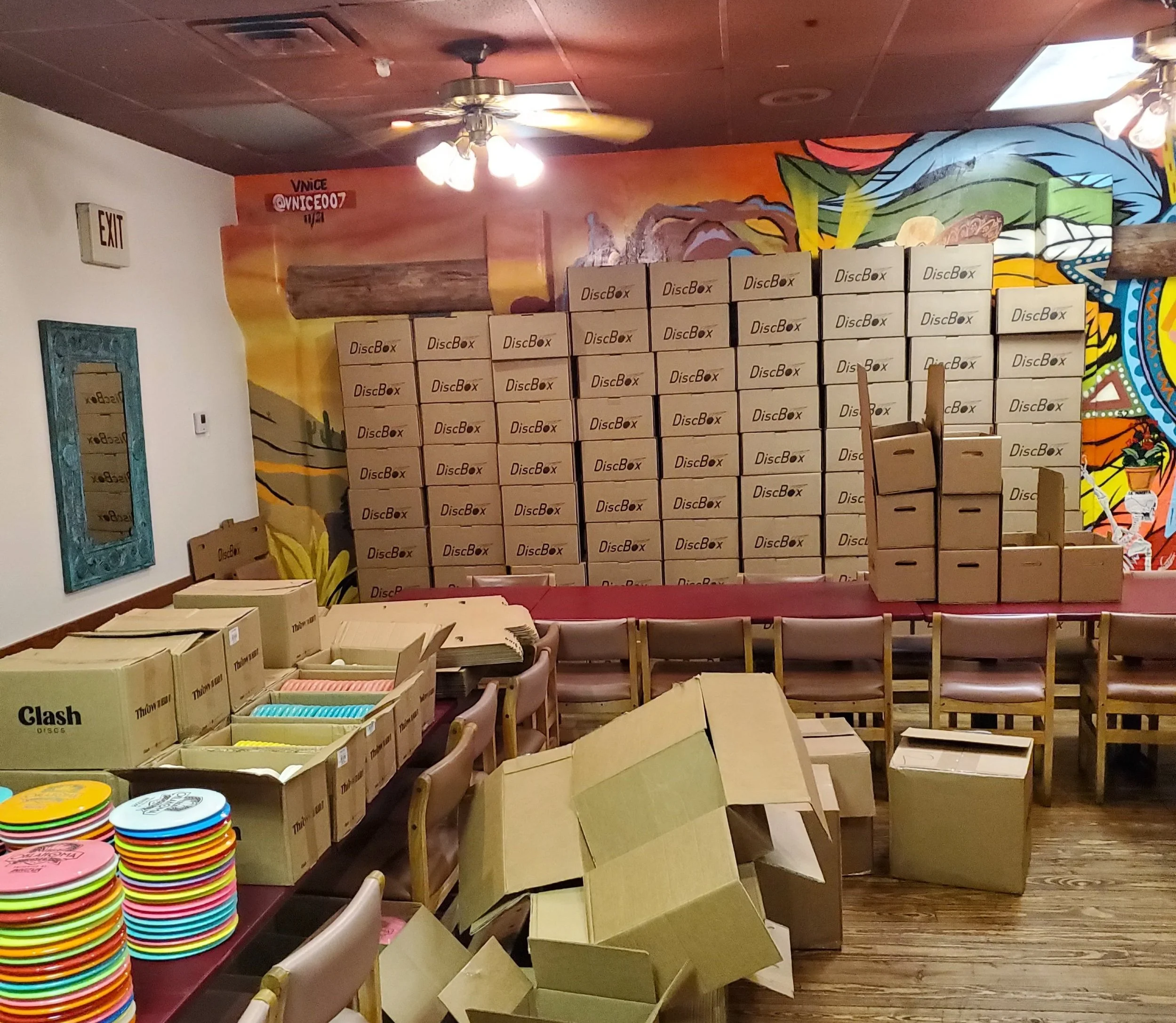 DiscBoxDisc golf storage bin/box