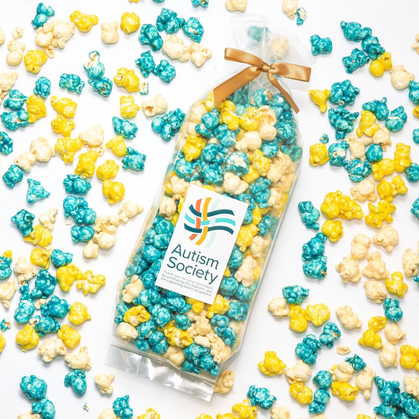 It&rsquo;s Autism Acceptance Day and we&rsquo;ve curated a special gourmet popcorn blend to support autism awareness✨

A bright, fruity blend of blueberry, lemon, and vanilla candied #popcorn 🍿 We think it tastes like #skittles, but give it a try an