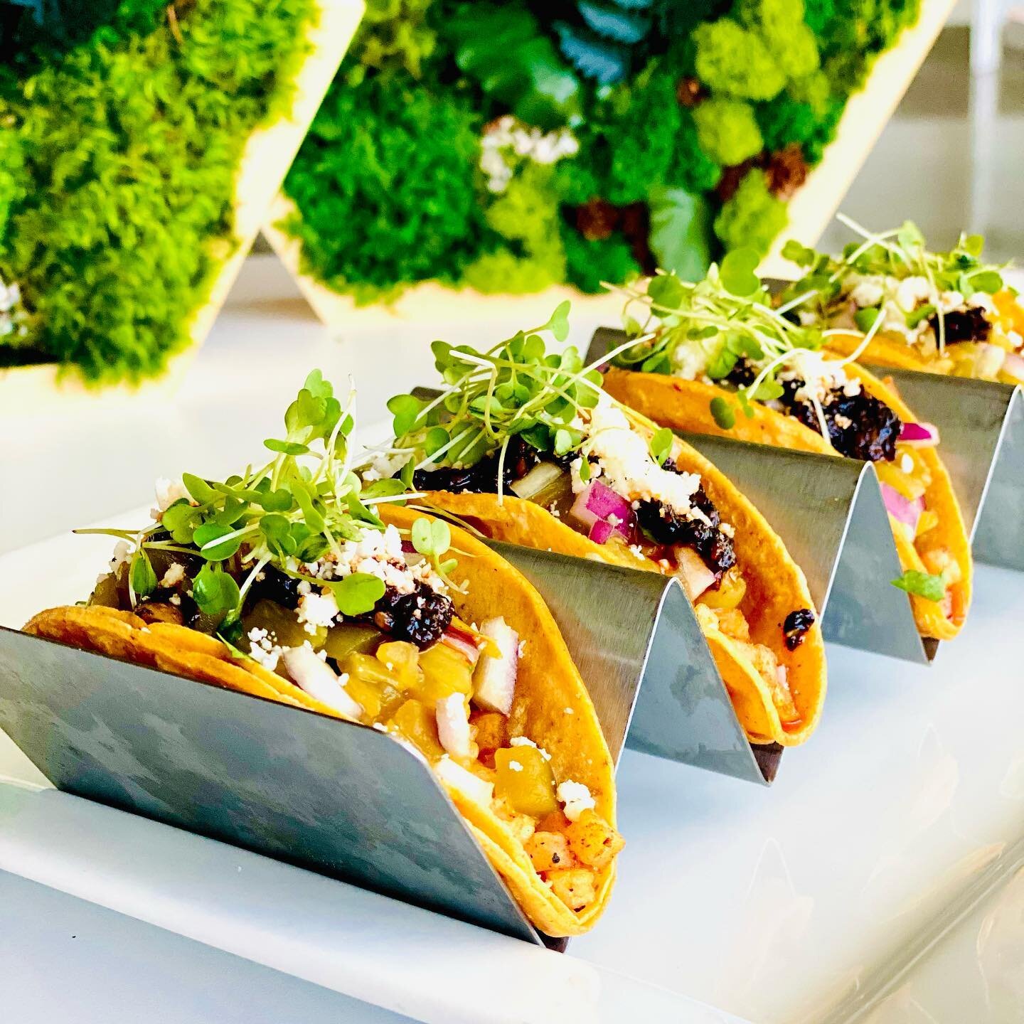 There&rsquo;s nothing clich&eacute; about grabbing our Spicy Yukon Gold Potato Tacos with roasted poblano peppers, onions and cotija cheese from The Green House at a Tuesday event at Chase Center. Just sayin&rsquo; 😏🌮

#tacotuesday #spicy #tacos #t
