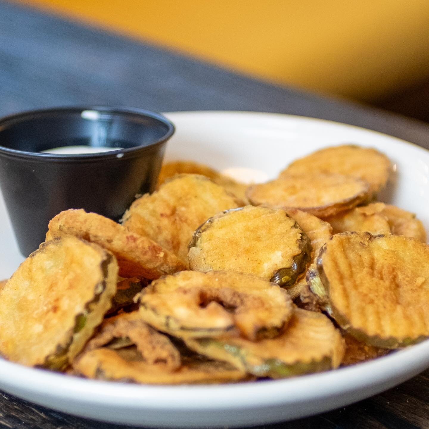 These fried pickles are your reminder that we&rsquo;re open until 9 on Sundays now!