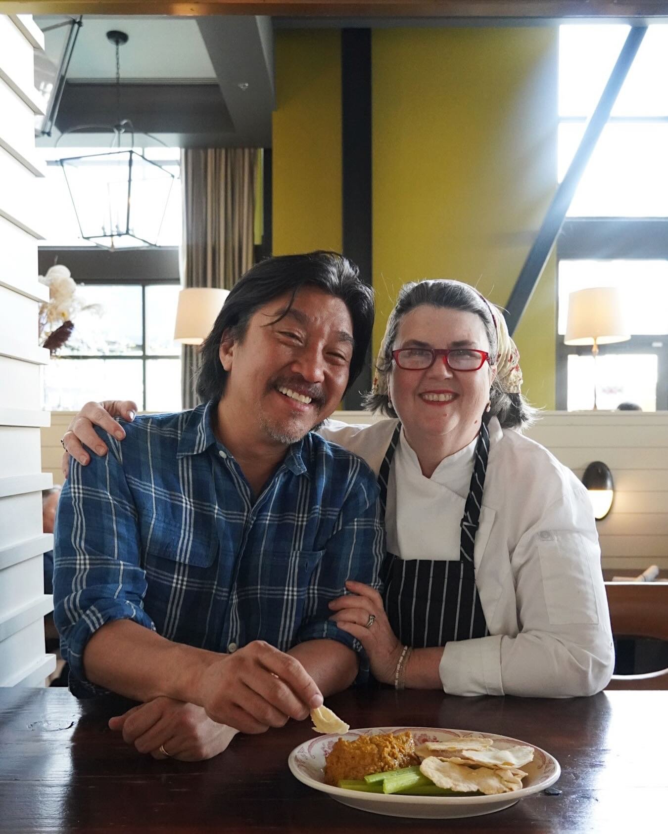 We love it when Chefs come to visit, especially ones like @chefedwardlee from on down the road in Louisville #kentucky 🥃