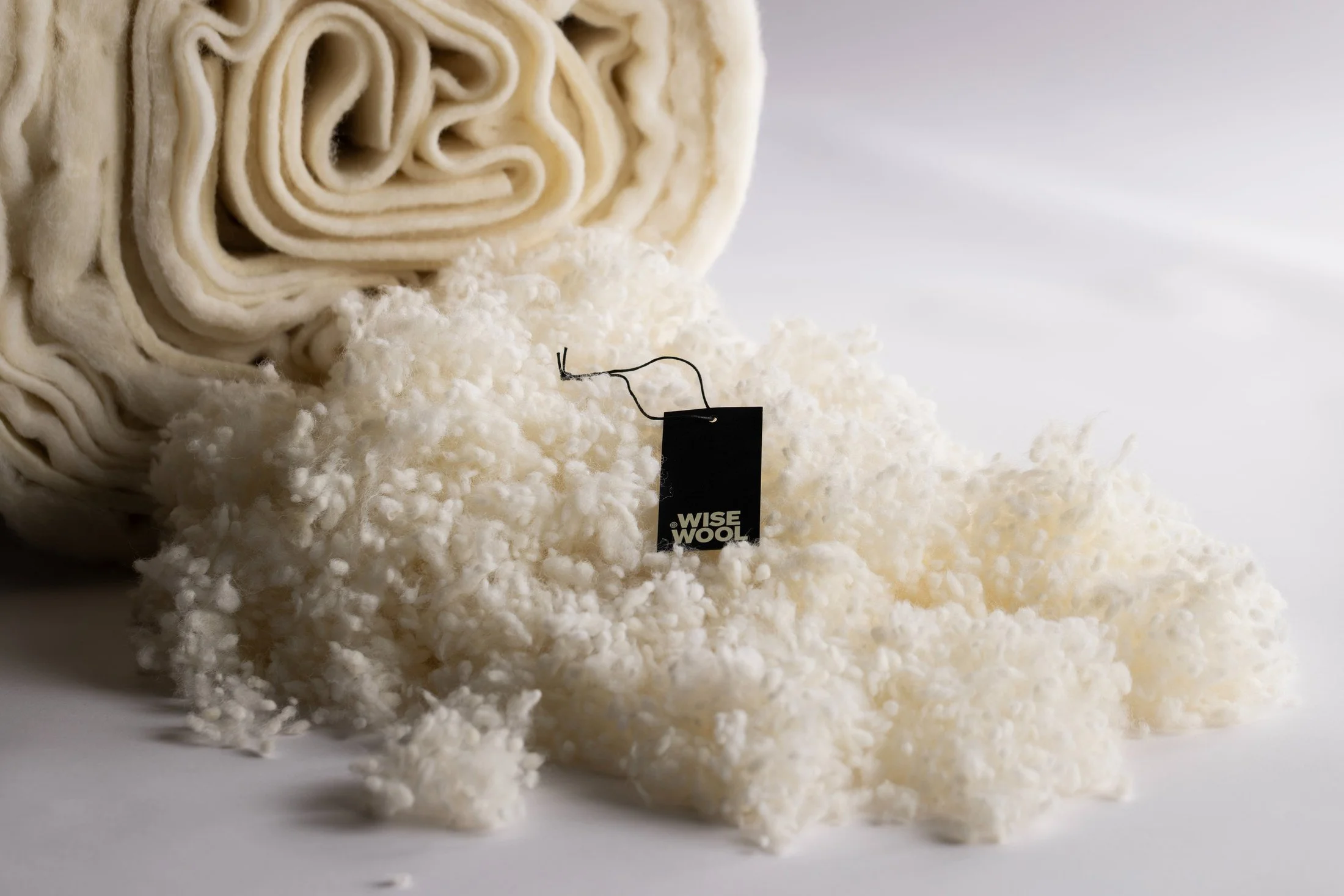 Wisewool™ strong wool fibre, including Wisefill™ and Wiselayer™ - the natural alternative inside your bedding and furniture.