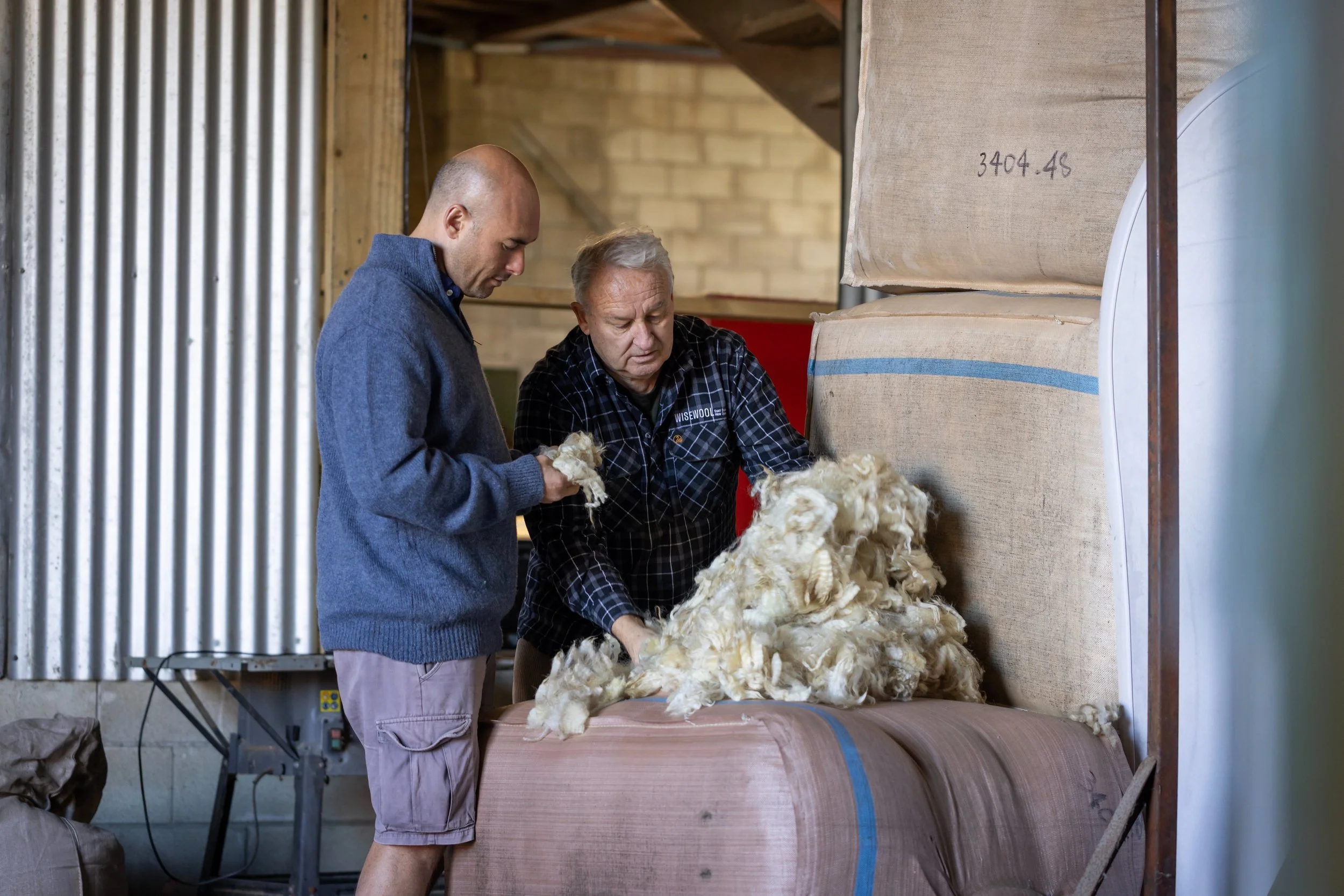 Exploring wool fibre quality as part of Wisewool™'s quality assurance process.